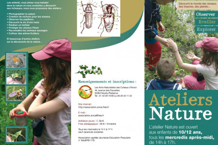Les ateliers Nature de l'ANCA pour les 10-12 Ans