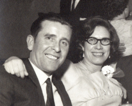 Irène et son époux dans les années 50.